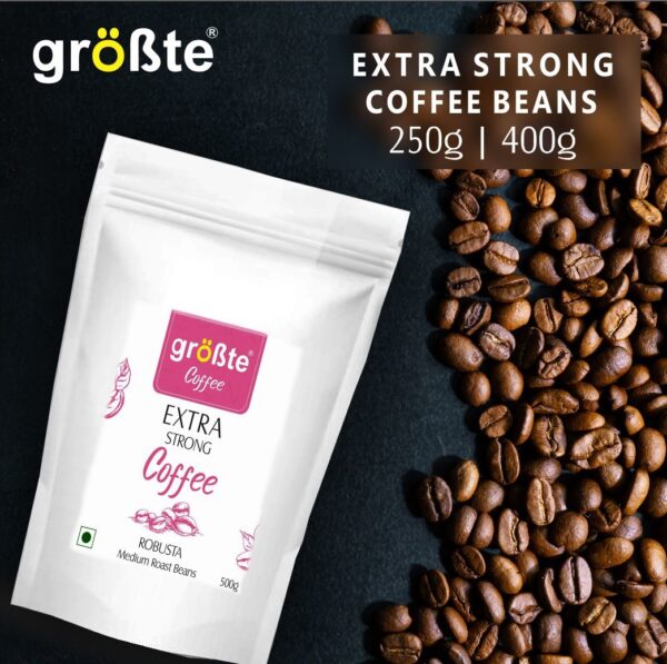 EXTRA STRONG coffee Beans 250g - Image 3