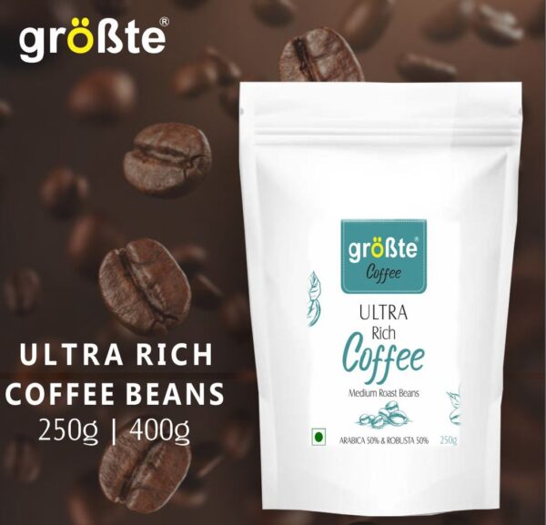 ULTRA RICH Coffee Beans 400g - Image 3