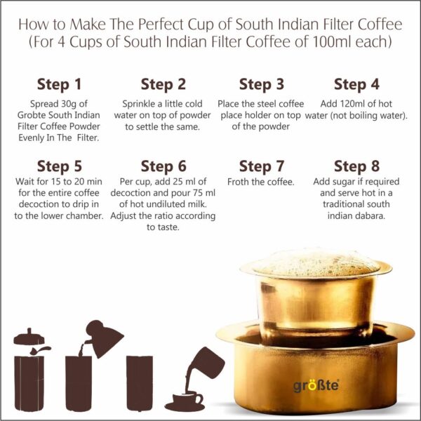 PREMIUM GOLD SOUTH INDIAN FILTER COFFEE 250g - Image 3